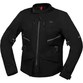 IXS Tourster-STX 1.0 Wasserdichte Schwarz Motorrad Textiljacke Größe L