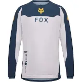 FOX Ranger Off-Road Motocross Jersey, weiß/blau, M