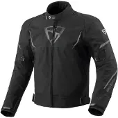 MUGENRACE Munee Schwarze Wasserdichte Textiljacke Größe S
