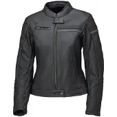 Held Midway Damen Schwarz Dunkelgrau Motorrad Lederjacke Größe 38