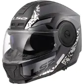 LS2 LS2FF902ScopeIIOxydSchwarzTitan06Klapphelm Größe XS