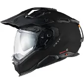 NEXX X.WED3 Plain Schwarz Matt Adventure Helm Größe 3XL
