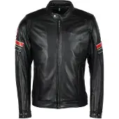 Helstons Elron Motorrad Lederjacke, schwarz, 3XL