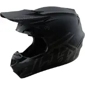 Troy Lee Designs GP Pro MIPS Mono Matt Schwarz Motocrosshelm Größe M