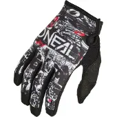 O'Neal Mayhem Attack Schwarz Weiß Motocross Handschuhe Größe L