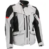 Acerbis X-Rover Damen Grau-Rote Wasserdichte Textiljacke Größe XS