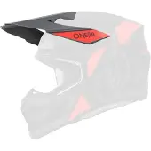 O'Neal 3SRS Vision Schwarz Grau Rot Helmschirm