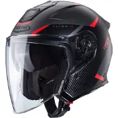 Caberg Flyon II Boss Grau Schwarz Rot Jethelm Größe M