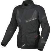 Macna Rancher Dames Schwarz Grau s Textile Waterproof Ladies Jacke Größe XS