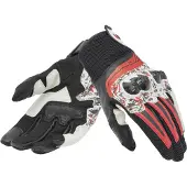 Dainese Handschuhe MIG 3 Schwarz Rot Spray Weiß Größe XL