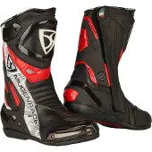 MUGENRACE Sphantom Plus Perforierte Schwarz Rot Weiße Stiefel Größe 45