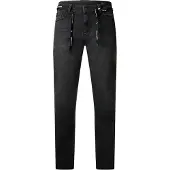 Riding Culture Dany Black Herren Motorradjeans schwarz, W29/L32