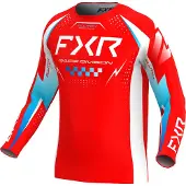 FXR Clutch Pro Motocross Jersey, rot/blau/weiß, 2XL