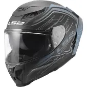 LS2 Helmets LS2 FF807 Dragon Subic Helm, blau, L (59/60)