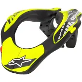 Alpinestars Jugend-Nackenprotektor Black Yellow Fluo, Größe: One Size