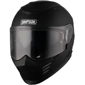 Simpson Venom Solid 06 Helm, schwarz matt, 2XL (63)