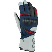 Bering Damen Handschuhe Siberia Grau Blau Rot Größe T9