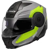 LS2 LS2FF902ScopeIIDuriaGrauH-VisGelb06Klapphelm Größe 2XL
