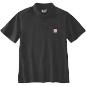 Carhartt Poloshirt Midweight S/S Pocket Herren Black-XL