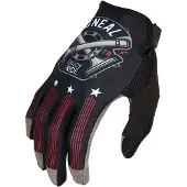 O'Neal Mayhem Nanofront Piston Schwarz Rot Weiß Motocross Handschuhe Größe S