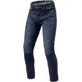 REV'IT! REV’IT! Jeans Carlin SK Dunkelblau Used L34 Motorradjeans Größe L34/W30