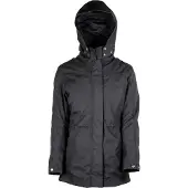 GMS Francine Damen Schwarz Wasserdichte Textiljacke Größe 2XL