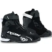 Ixon Bull 2 WP Schwarz Weiß Motorrad Schuhe Größe 47