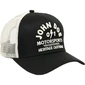 John Doe Trucker Hat schwarz/weiß Unisexschwarz/weißEinheitsgröße - Motorradbekleidung - Freizeitbekleidung