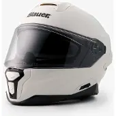 Blauer FF-01 Monocolor Helm, weiß, M (56/58)