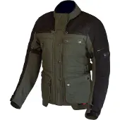 Merlin Mahala D3O Explorer Damen Textil-Motorradjacke Olivgrün Schwarz Größe XL