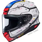 Shoei NXR2 Gundam TC-10 Integralhelm unisex Futter weiß, XL