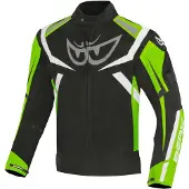 Berik The Eye Wasserdichte Motorrad Textiljacke, schwarz/grün, 52
