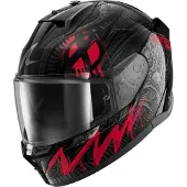 Shark D-Skwal 3 Shiever Helm, schwarz/anthrazit/rot, L (59/60)