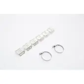 SW-Motech Krümmerschutz Edelstahl universal 29 cm für Ø 32-50 mm Unisexneutral000 - Motorradteile - Anbauteile