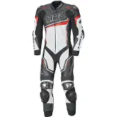 Held Slade II Schwarz Weiß Rot 1-Teiler Motorrad Lederkombi Größe 48