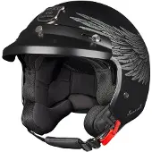 NEXX Y.10 Eagle Rider Jethelm unisex Thermoplast schwarz matt, XL
