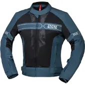 IXS Evo-Air Motorrad Textiljacke, blau/schwarz, S