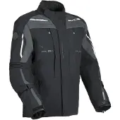 Dane Svendborg Schwarz Grau Wasserdichte Textiljacke Größe 56