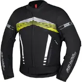 IXS RS-400-ST 3.0 Wasserdichte Schwarz Weiß Gelb Motorrad Textiljacke Größe L
