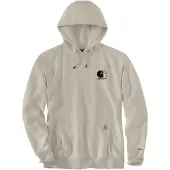 Carhartt Hoodie Force Logo Sweatshirt Herren Cobblestone-L