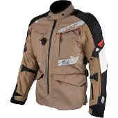 Leatt ADV MultiTour 7.5 Desert Braun Schwarz Wasserdichte Textiljacke Größe 2XL