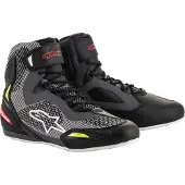 Alpinestars Faster 3 Rideknit, Schuhe - Schwarz/Grau/Neon-Gelb - 6 US 2510319-1315-6