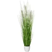 VIVANNO Kunstpflanze Pampas 40 cm x 27 cm x 120 cm Grün