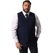 Men Plus Steppweste in dunkel marine | Gr.: 66