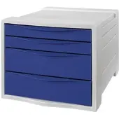 OTTO Office Schubladenbox 4 Schübe blau