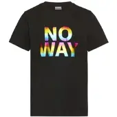 Kidsworld T-Shirt "Sprücheshirt: NO WAY" mit coolem Foliendruck