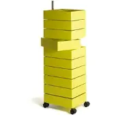 Magis 360° Rollcontainer mit 10 Fächer, leuchtend gelb