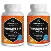 Vitamaze Vitamin B12 1000 µg hochdosiert vegan Tabletten 2x 2x360 St