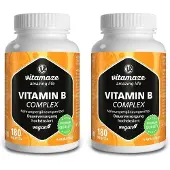 Vitamaze Vitamin B Complex hochdosiert vegan Tabletten 2x 2x180 St