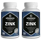 Vitamaze Zink 25 mg hochdosiert vegan Tabletten 2x 2x180 St